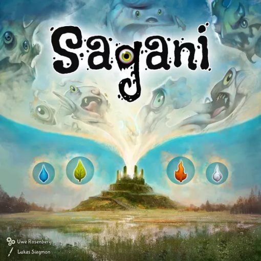 Sagani társasjáték (német nyelvű)